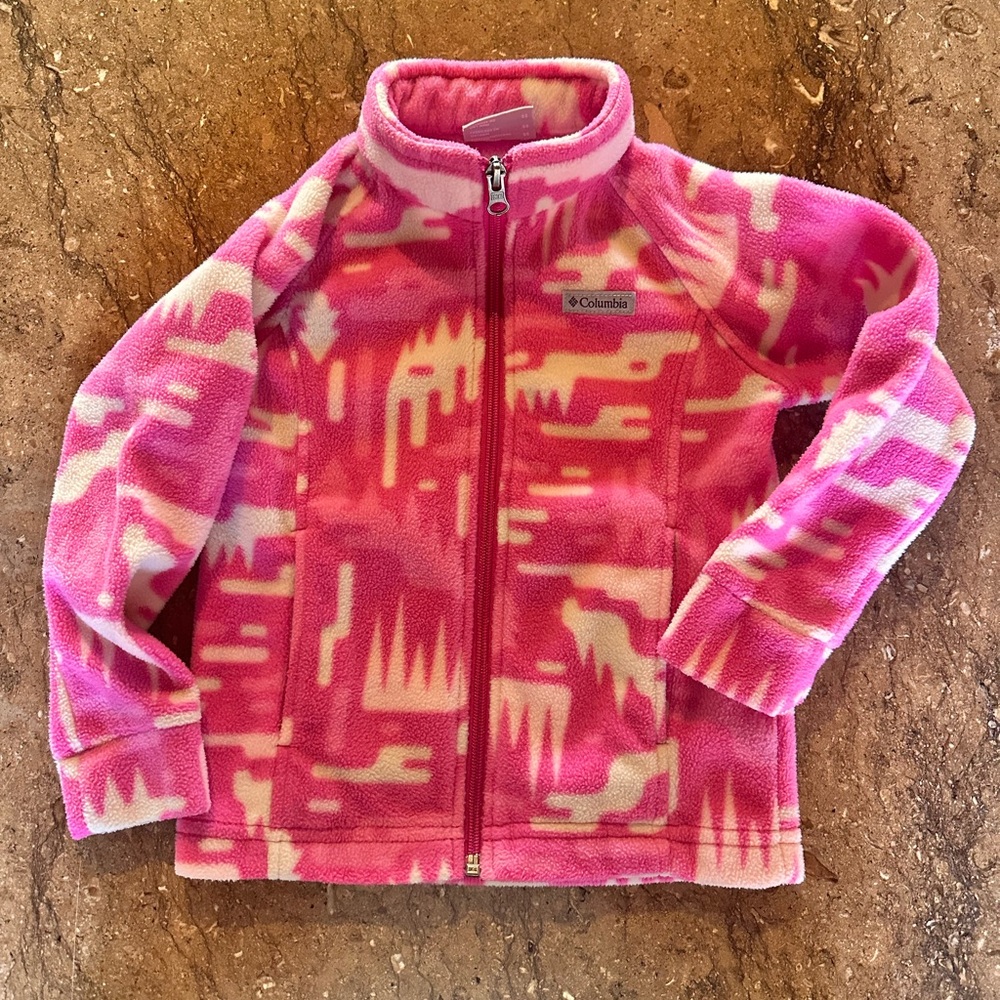 Columbia Vibrant Pink Fleece Jacket